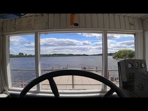 Видео: Паромная переправа* Елатьма*