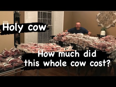 Видео: Сколько стоит целая корова? // Стоит ли оно того? // Говядина, выращенная на местной ферме #говяд...