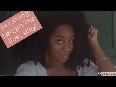 Видео: сохранение натуральных волос длиной до бедра
