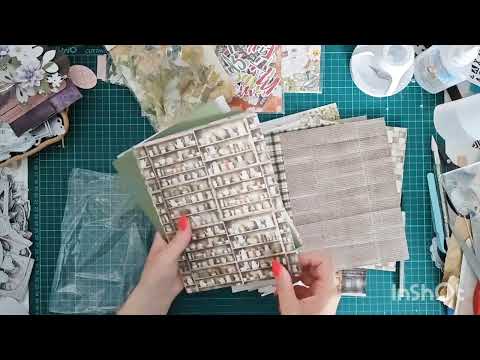 Видео: Распаковка))) бумаги и декора. И немного работ. Август 2025. #скрап_в_ночи