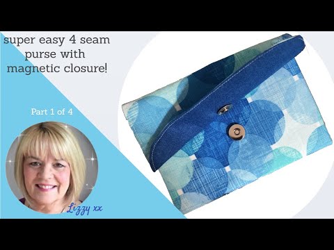 Видео: Шитьё для начинающих: делаем кошелек — Лиззи Кёртис
