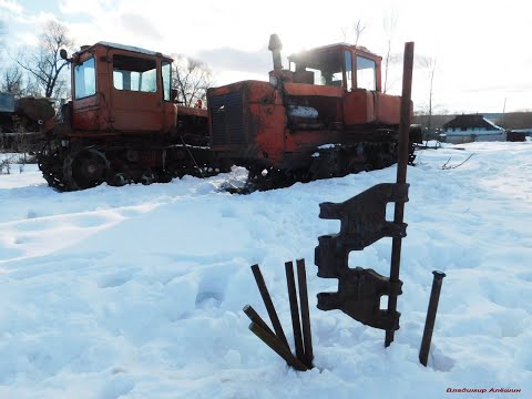 Видео: Самодельные гусеничные пальцы ДТ-75, ДТ-175 "Волгарь"! Homemade fingers for crawler tractors