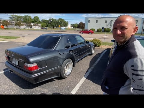 Видео: Самый широкий 124 Мерседес // AMG 1971 300SEL // E32 750il BMW // Гараж 90х