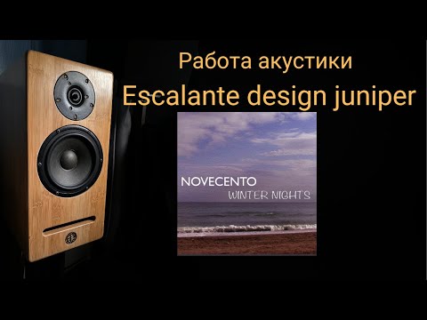 Видео: Работа акустики Escalante design juniper музыка Shape of My Heart · Novecento · Dominic Miller