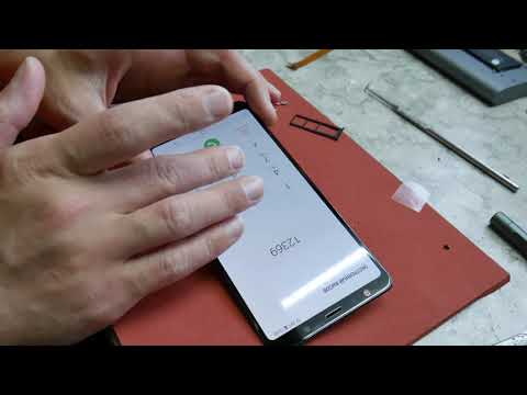 Видео: SAMSUNG A750. Заклеено намертво!! Замена стекла