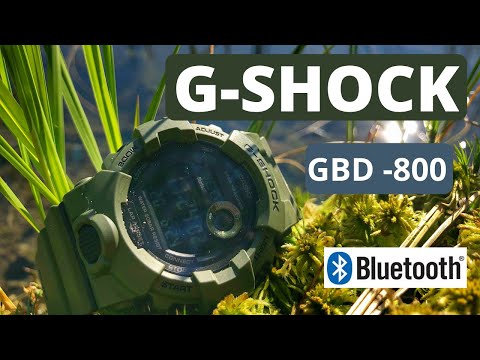 Видео: Casio G-SHOCK gbd-800. Надежные часы с блютуз и шагомером.