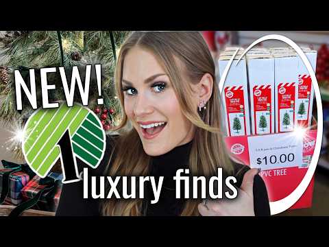 Видео: Роскошное Рождество от Dollar Tree ПРЕВОСХОДИТ предложения от Walmart! 🎄 НОВЫЕ 6-футовые ёлки ​​и...