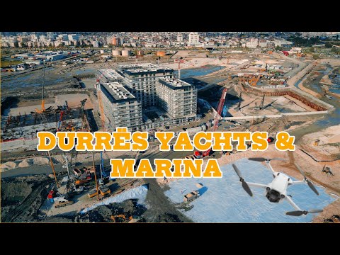 Видео: Вид с дрона на пристань Дурреса: работы продолжаются спустя годы