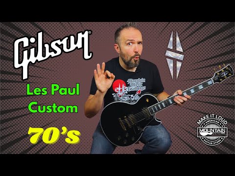 Видео: Gibson 70’s Les Paul Custom — самая крутая модель «десятилетия» на сегодняшний день