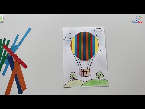 Видео: Творческое занятие "Воздушный шар" для детей 4-7 лет