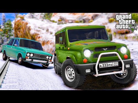 Видео: ОПЕРСКАЯ ЕЗДА В GTA 5 - ЗАСТРЯЛ В СУГРОБЕ НА ВАЗ 2106! УАЗИК ТАЩИТ ШЕСТЕРКУ НА ТРОСУ! 🌊ВОТЕР