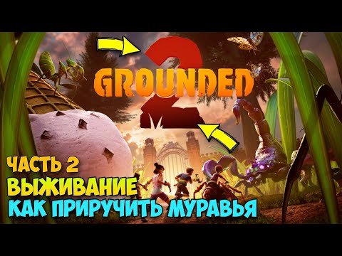 Видео: Grounded 2 - Как приручить муравья - Выживание в огромном мире ( первый взгляд )