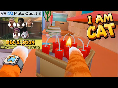 Видео: ГАРАЖНЫЕ ПРИКЛЮЧЕНИЯ КОТИКА 🐱  ОБНОВЛЕНИЕ ИГРЫ 🐾   I Am Cat VR 🐈