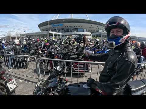 Видео: Открытие мотосезона 2025 г.Санкт-Петербург 16.05.2025