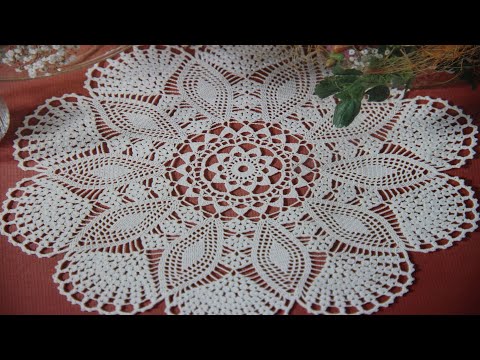 Видео: ПРОСТАЯ И КРАСИВАЯ САЛФЕТКА КРЮЧКОМ. СХЕМА ВЯЗАНИЯ. 4-Я ЗАКЛЮЧИТЕЛЬНАЯ ЧАСТЬ.