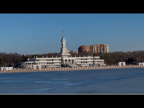 Видео: Москва 16.03.25 парк-музей ВМФ «Северное Тушино» , северный речной вокзал, подводная лодка.