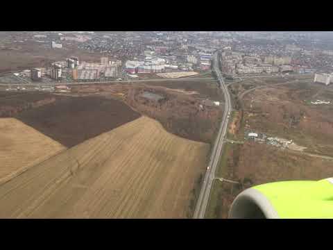 Видео: Посадка в Тюмени Embraer 170 10 Октября 2019 года