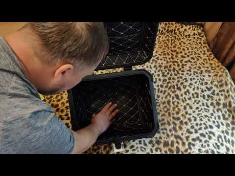 Видео: Центральный кофр 45L на мотоцикл KOVE 500X