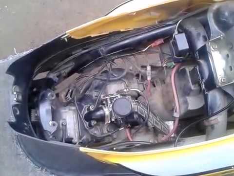 Видео: Скутер АВМ Elegant сам газует или глохнет