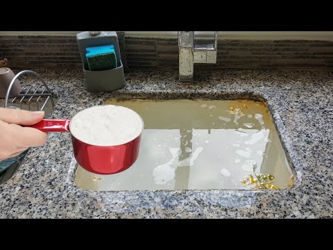 Видео: Всего 1 мерная ложка прочищает все стоки, и запах полностью исчезает.