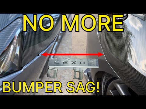Видео: Исправление провисания бампера LEXUS IS! | MacLifterKit | Lexus IS 14-20