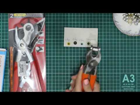 Видео: Обзор установщиков люверсов и блочек.