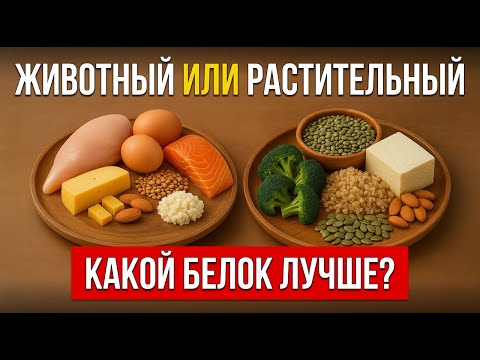 Видео: Растительный или животный белок — что лучше после 55?