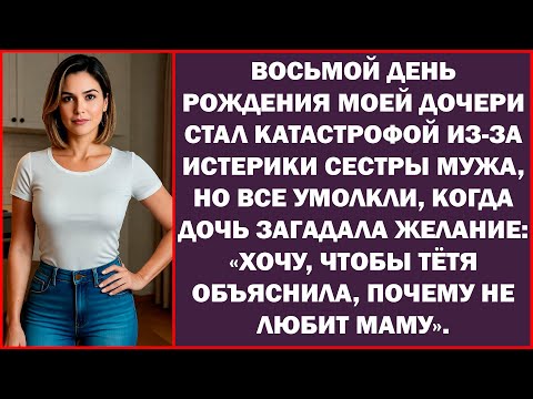 Видео: Торжество обернулось ужасом, но дочка пожелала: «Хочу, чтоб тётя объяснила, за что не любит маму».