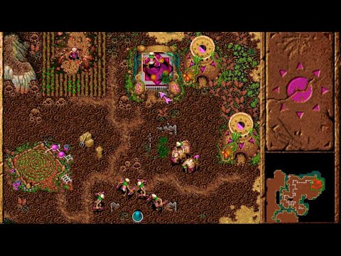 Видео: War Wind 2: Human Onslaught - прохождение за С.А.Н. - миссия 2 - Поднимать камни