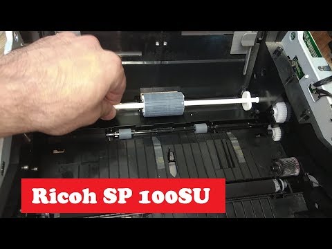 Видео: Ricoh SP 100SU не берет бумагу. Ошибка E1. Разборка