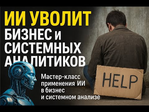 Видео: #1 ИИ УВОЛИТ БИЗНЕС И СИСТЕМНЫХ АНАЛИТИКОВ. Мастер-класс применения ИИ в бизнес и системном анализе