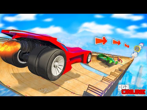 Видео: САМЫЙ ХАРДКОРНЫЙ СПУСК НА РЕАКТИВНЫХ ТАЧКАХ В ГТА 5 | СПУСКЕ БЕЗ ТОРМОЗОВ В GTA 5