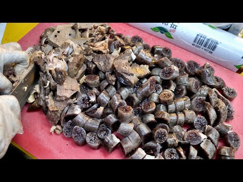 Видео: Корейская еда, кровяное мороженое, свиные кишки, корейская уличная еда