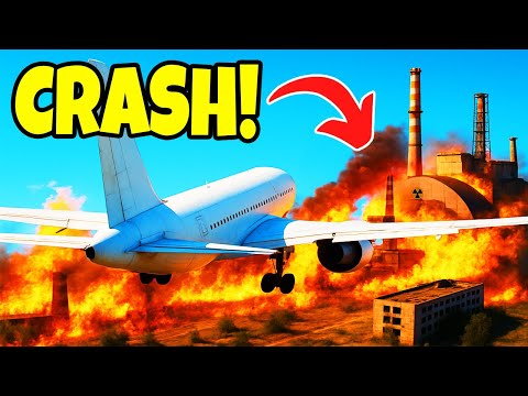 Видео: Врезаемся в Чернобыль с помощью САМОЛЕТОВ! | Besiege: Реалистичное разрушение