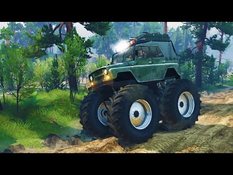 Видео: УАЗ на Пневме - SpinTires