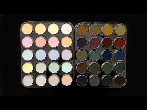 Видео: PANPASTEL В чем преимущество и НЕУДОБСТВО эксплуатации пастели? Распаковываем палитру.