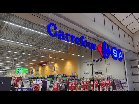 Видео: Обзор самого большого магазина Carrefour. Цены, еда, фуд-зона. Вкусно и недорого. #turkey 