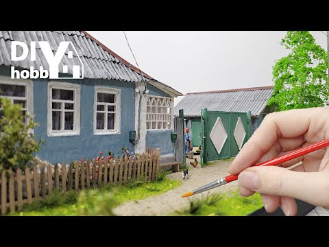 Видео: Превращаем картонные коробки в уютный деревенский дом!
