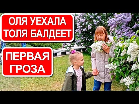 Видео: Оля уехала Толя балдеет Первая гроза