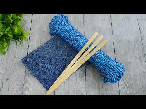 Видео: Интересная Идея из Бельевой Веревки DIY
