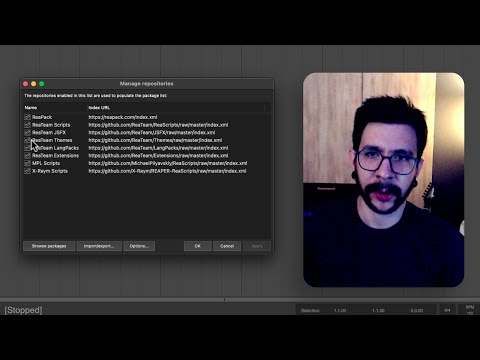 Видео: Как установить скрипты (например, Global Sampler) в REAPER с помощью ReaPack и SWS