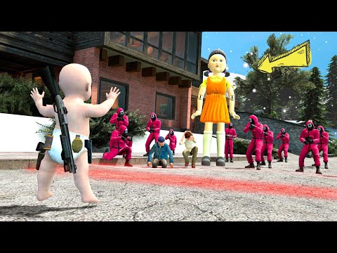 Видео: ИГРА в КАЛЬМАРА Адамдары Үйді тартып алуға келді!