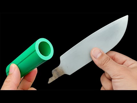 Видео: Как сделать ручку для ножа из ПВХ-трубы!