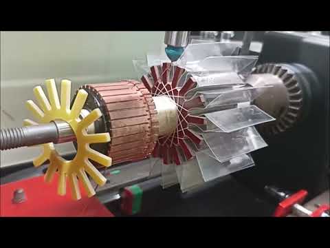 Видео: Описание процесса намотки якоря на станке