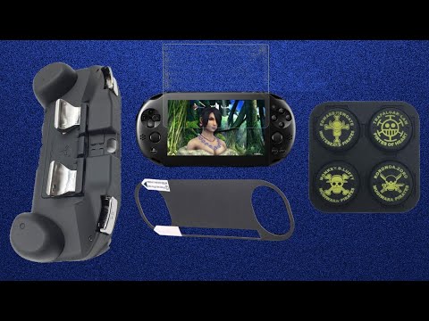 Видео: Чехол с триггерами L3/R3, насадки на стики и стекло для PS VITA