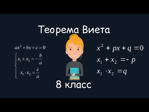 Видео: Теорема Виета. Алгебра, 8 класс