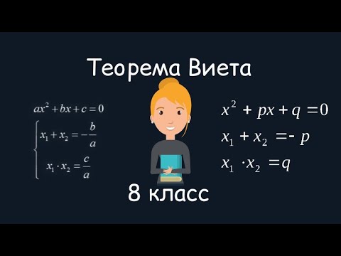 Видео: Теорема Виета. Алгебра, 8 класс