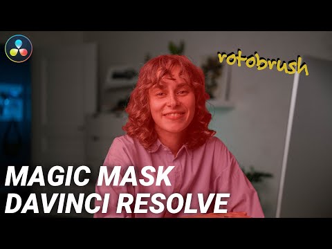 Видео: Как использовать Magic Mask Davinci Resolve 17 (удаление объекта, цветкор и добавление титров)