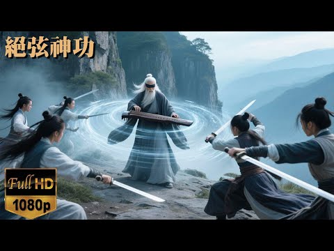 Видео: [Фильм «Уся»] Мастер игры на цитре преграждает героине путь — её музыка пронзает воинов, словно клин