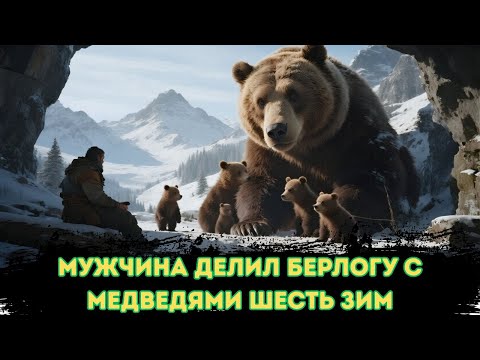 Видео: Мужчина жил в берлоге с семьей бурых медведей 6 зим подряд  То, что случилось весной, ПОТРЯСЛО